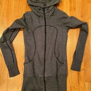 Women's “vintage” Lululemon Long Scuba Hoodie Jacket size Small